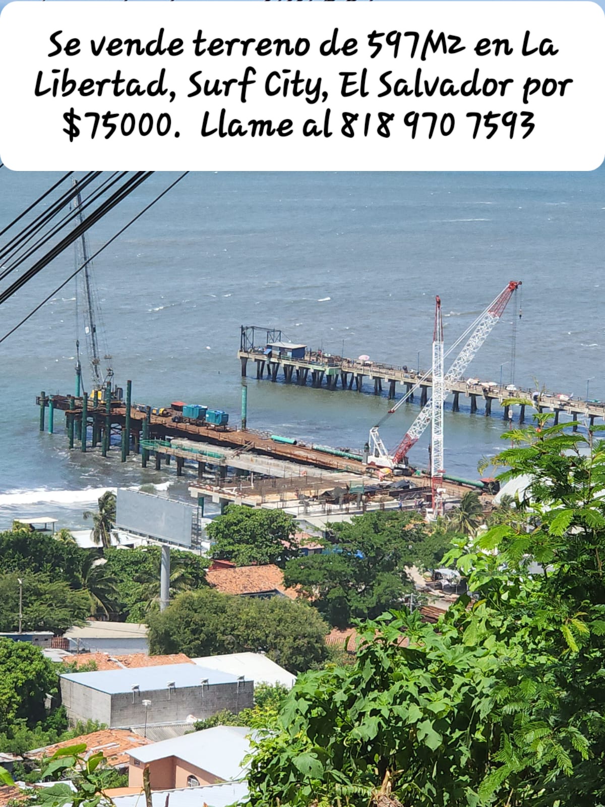 Land El Salvador venta Land for Sale in La Libertad, Surf City, El