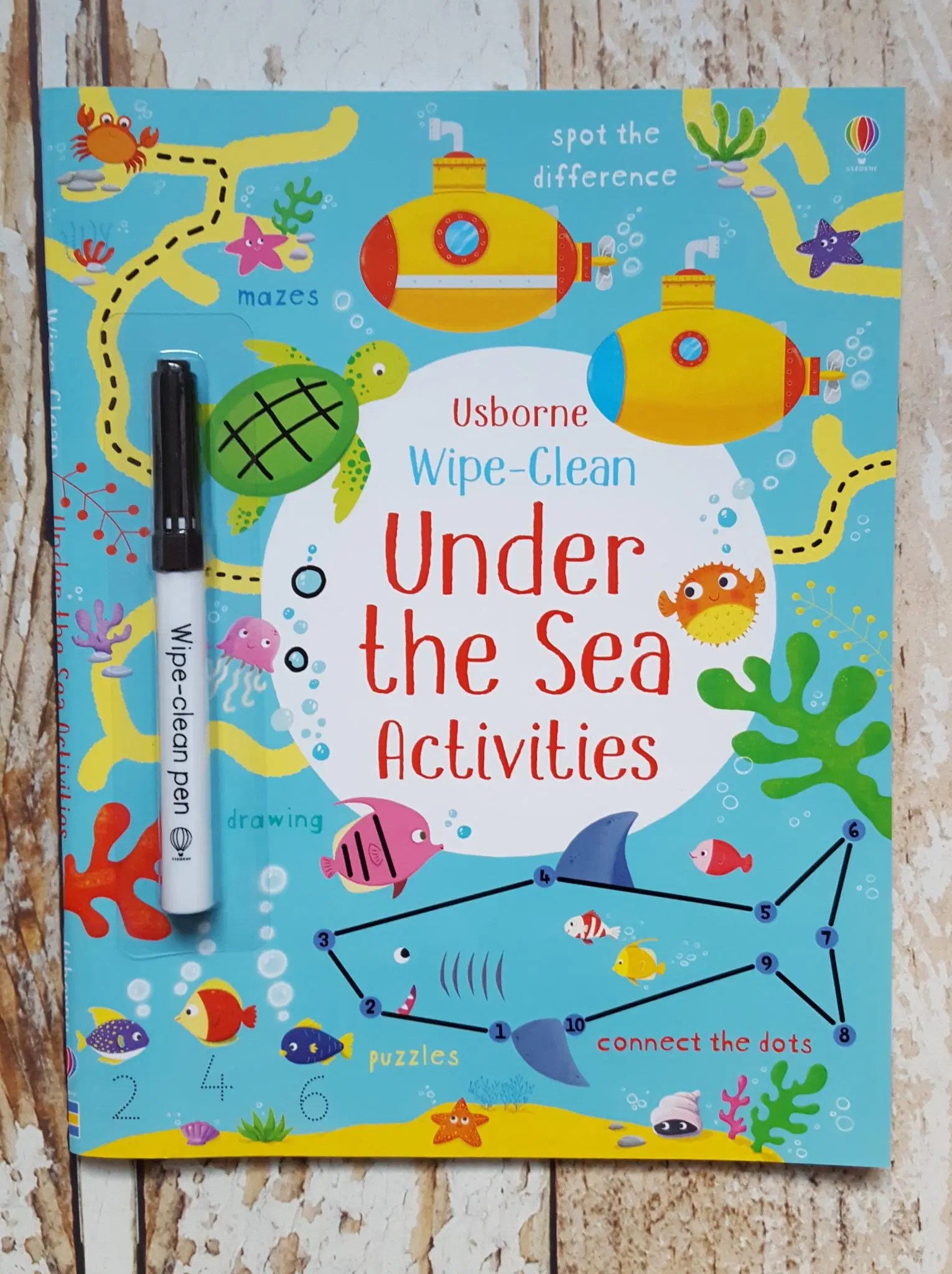 WipeClean Books for preschool and kindergarten aged kids from PaperPie