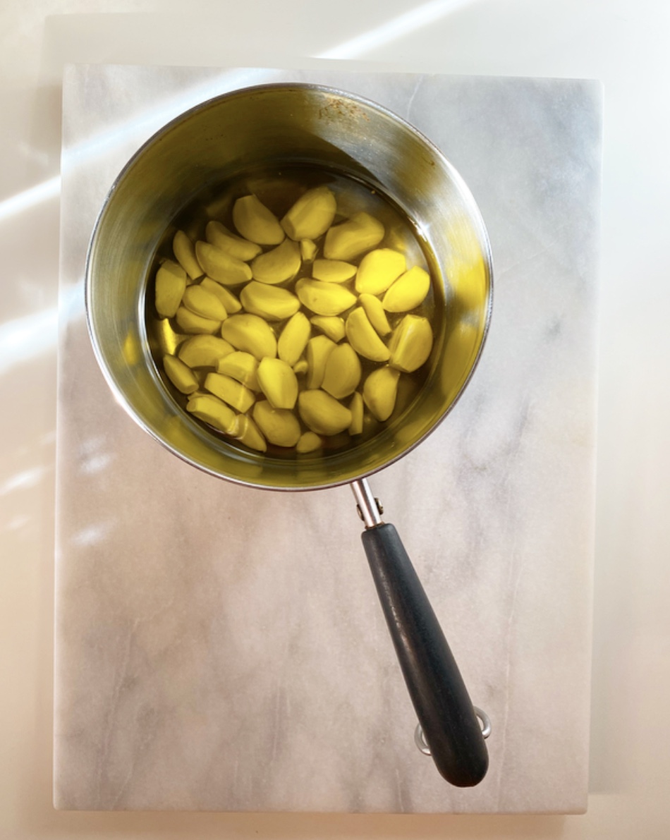 Garlic Confit Mashed Potatoes e2 bakes brooklyn