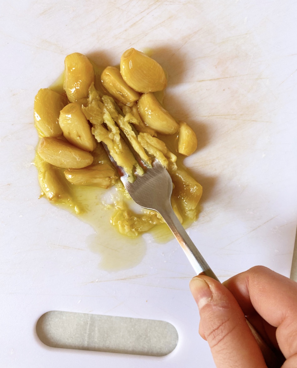 Garlic Confit Mashed Potatoes e2 bakes brooklyn