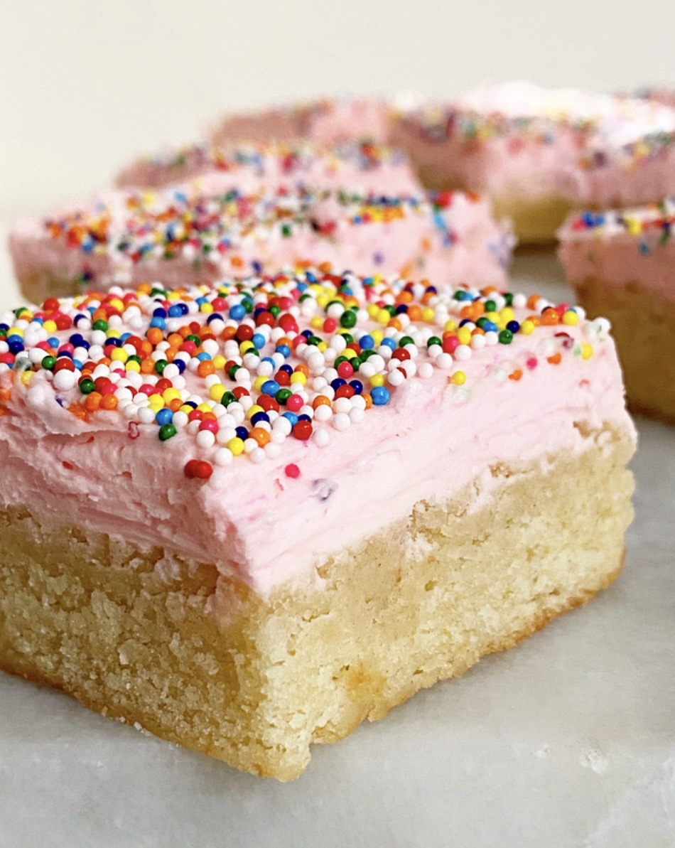 Soft Sour Cream Sugar Cookie Bars — e2 bakes brooklyn