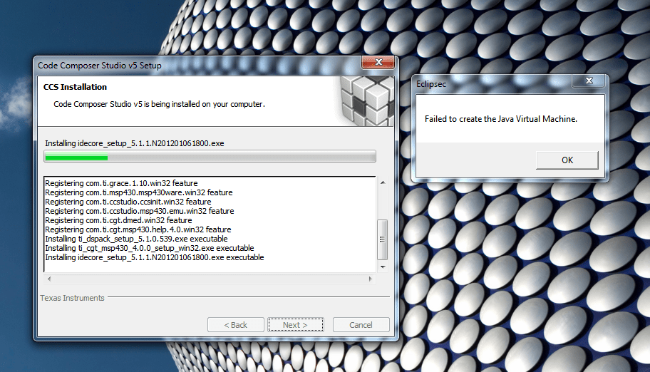 Installation Installation Failed Invalid Argument
