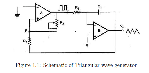 LM741: Generation of Triangular Waveforms with 1MHz frequency