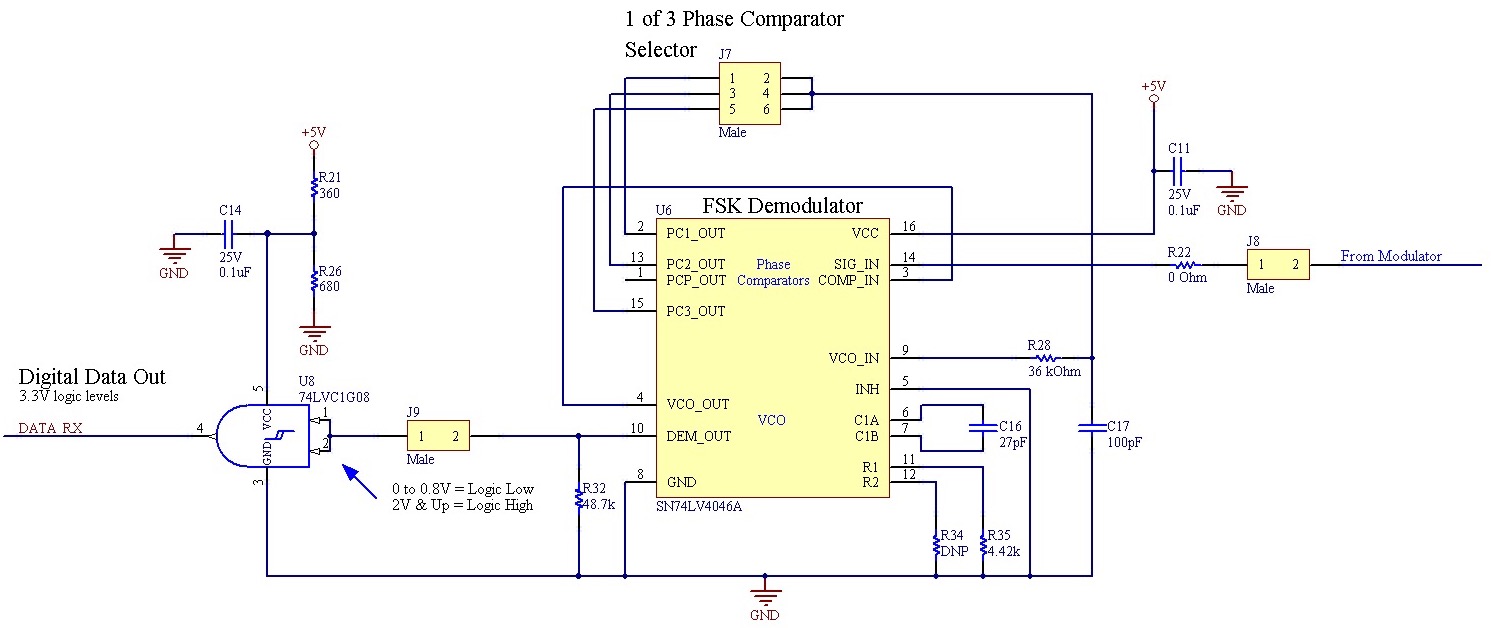 Fsk Demodulator Circuit Using - Circuit Diagram