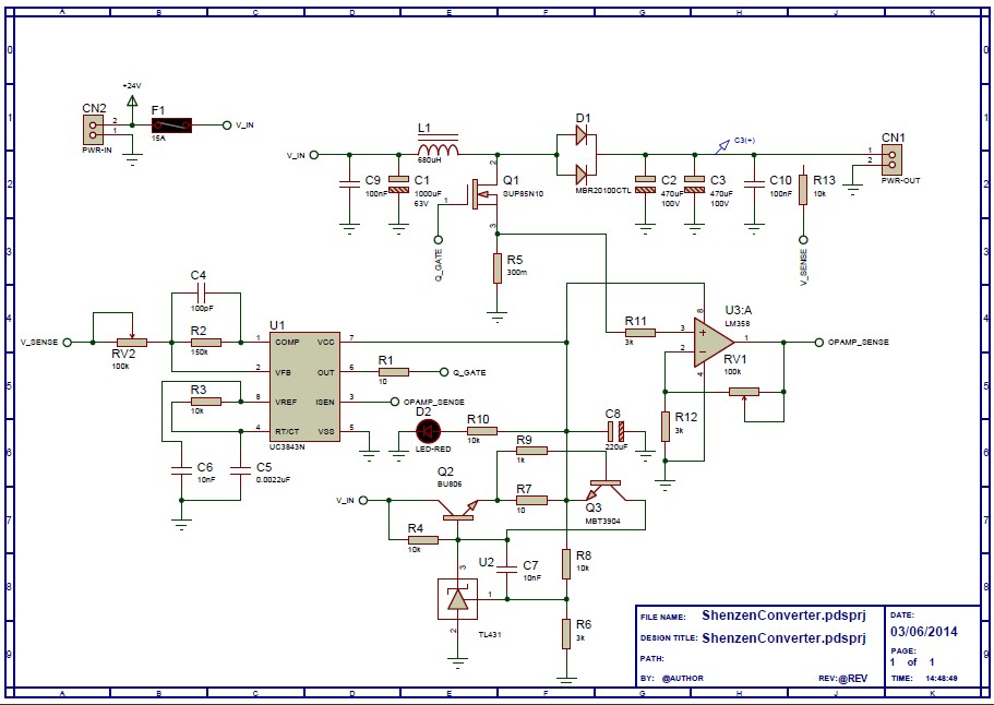 [Resolved] UC3843: UC3843: CC-CV Implementation - Power management