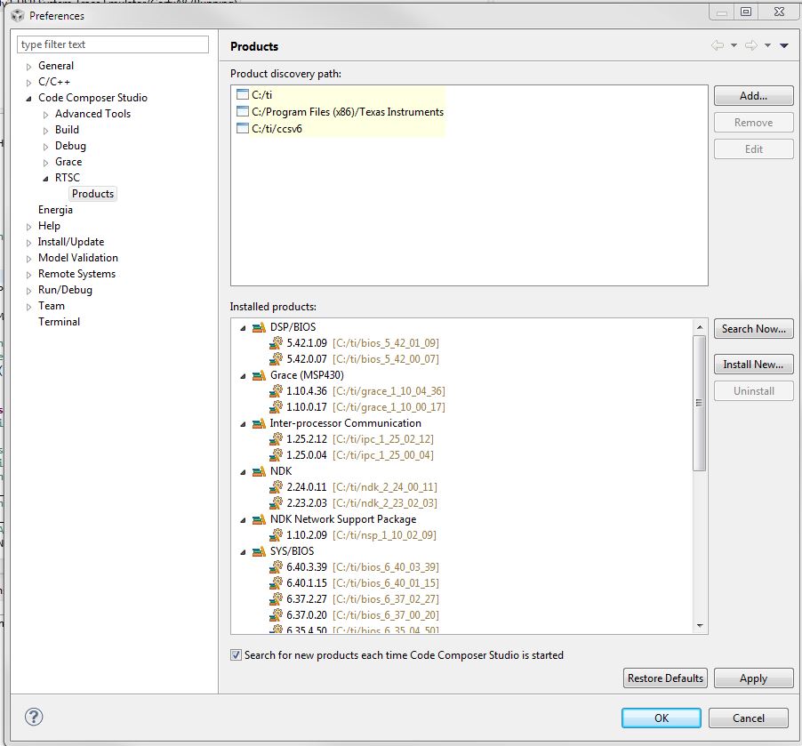 xdcpath in .cproject file not changing to match project properties