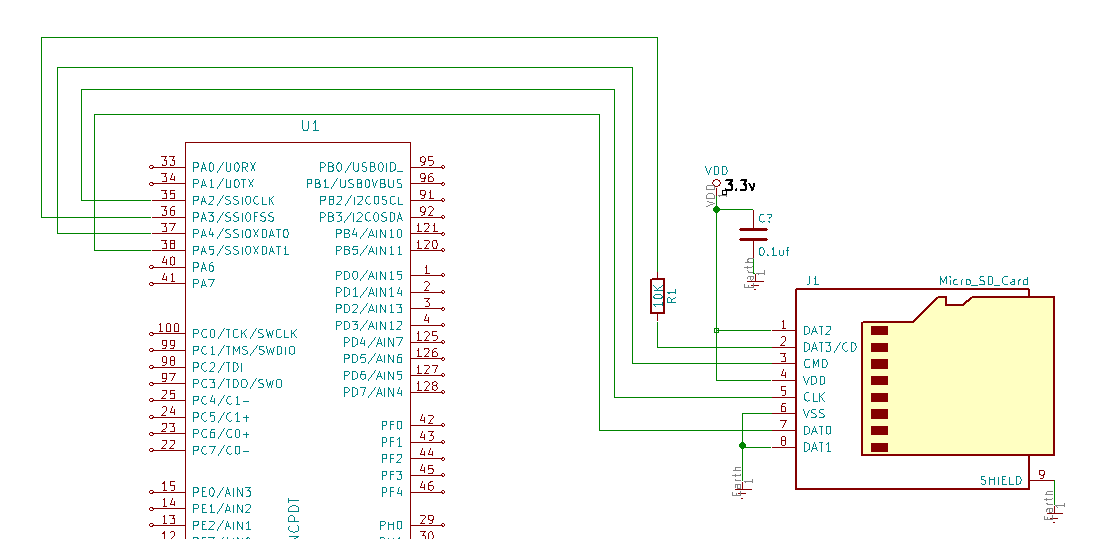 TM4C1294NCPDT: TM4C1294NCPDT interface with SD card - TM4C