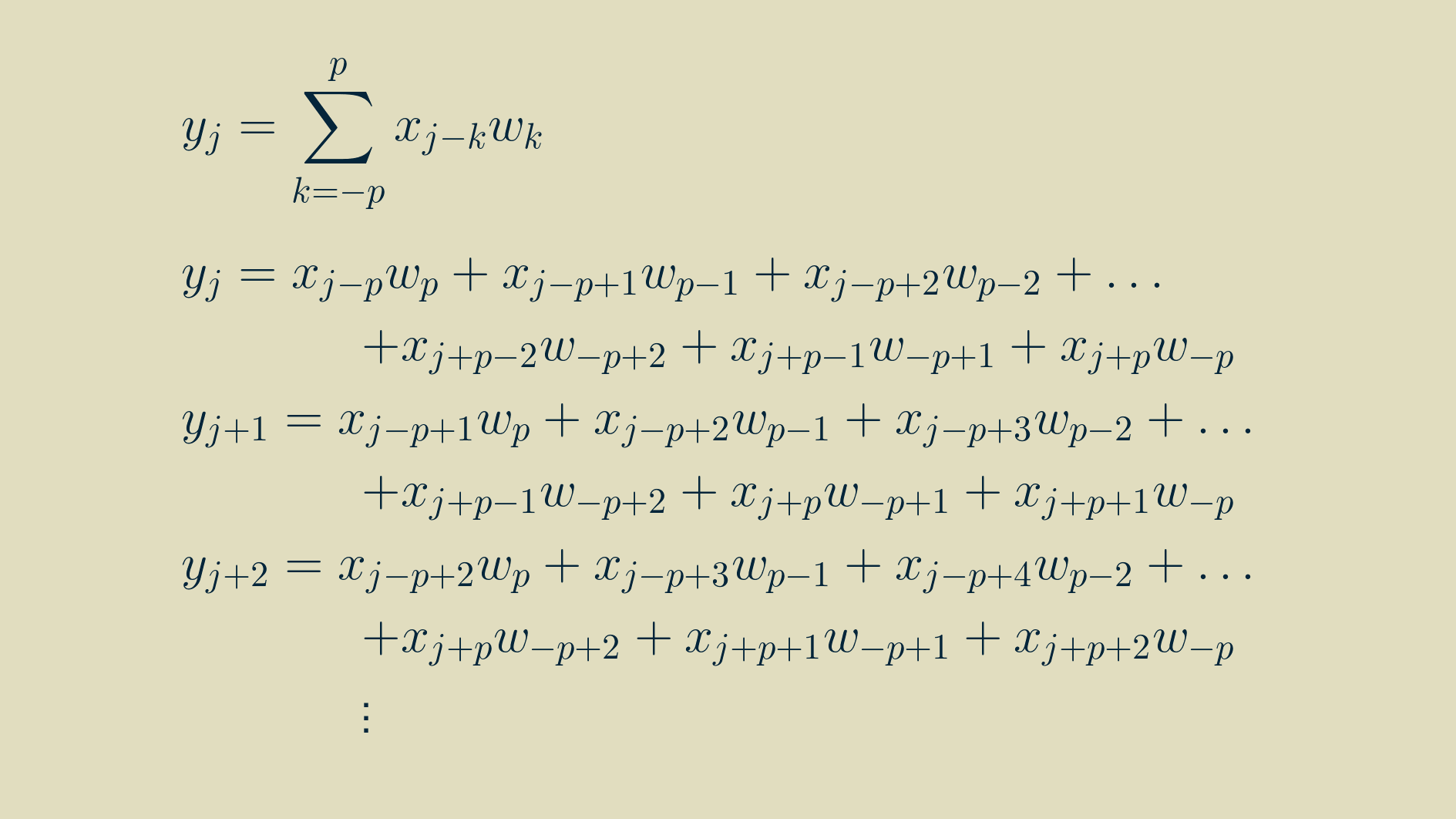 Expanded calculation of the parameter gradient