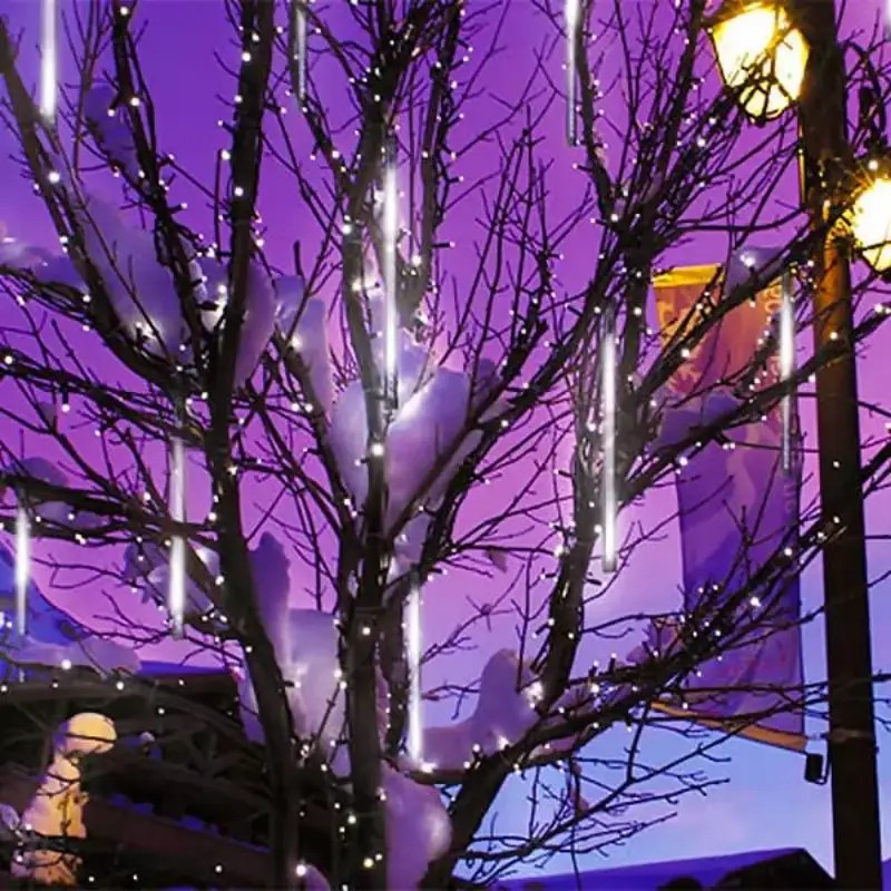 Falling Light Effect Snow Tubes Fantasy Christmas Lights
