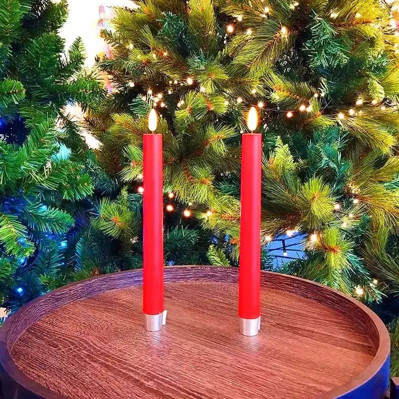 Red LED Christmas Candles Fantasy Christmas Lights