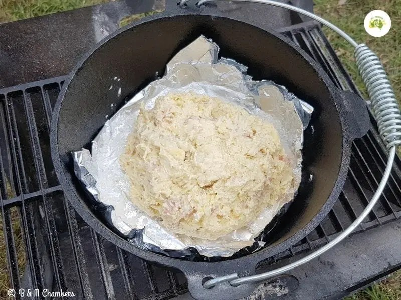 How To Make Droolworthy Cheese And Bacon Camp Oven Damper All Around Oz