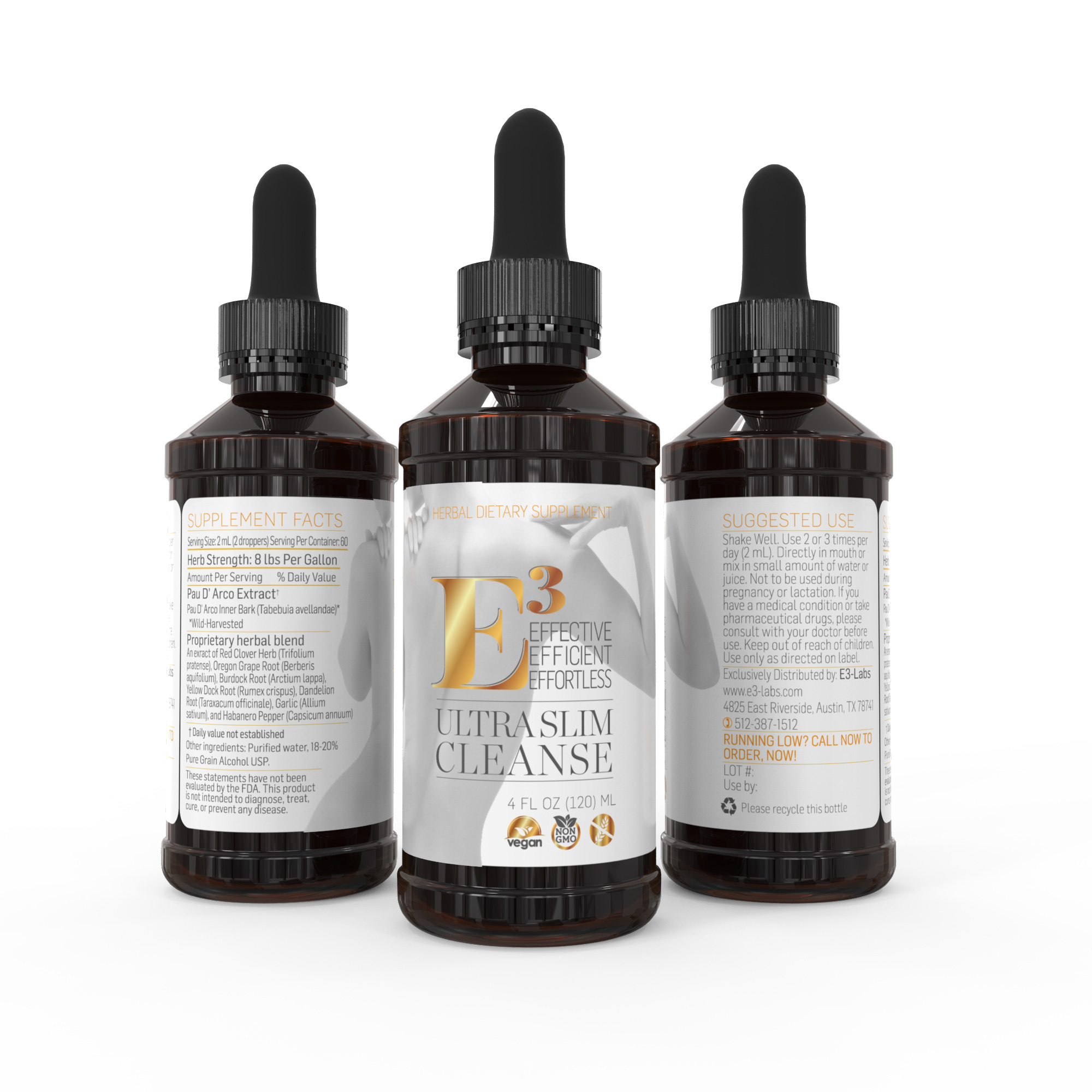 E3 ULTRA SLIM CLEANSE Candida Cleanse Effective, Efficient, and