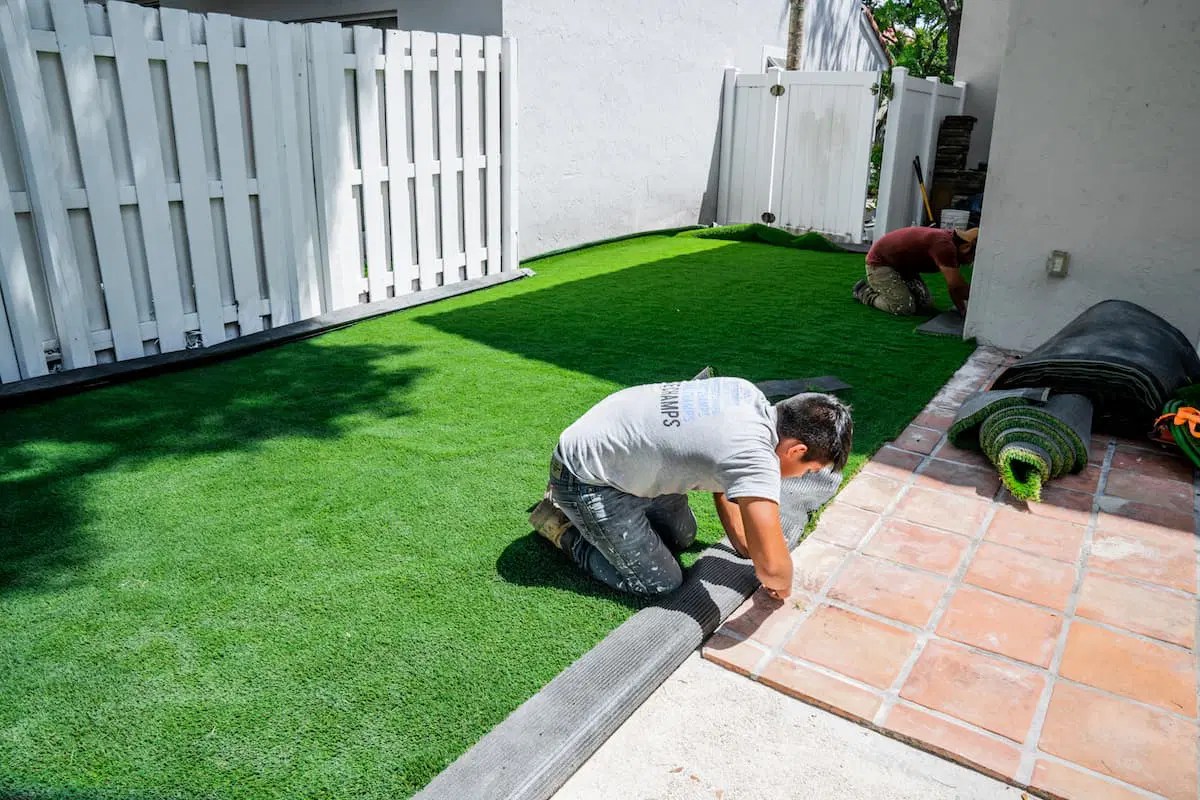 Artificial Turf Installation Tropical Garden Supply Riz Garden Hollywood, FL