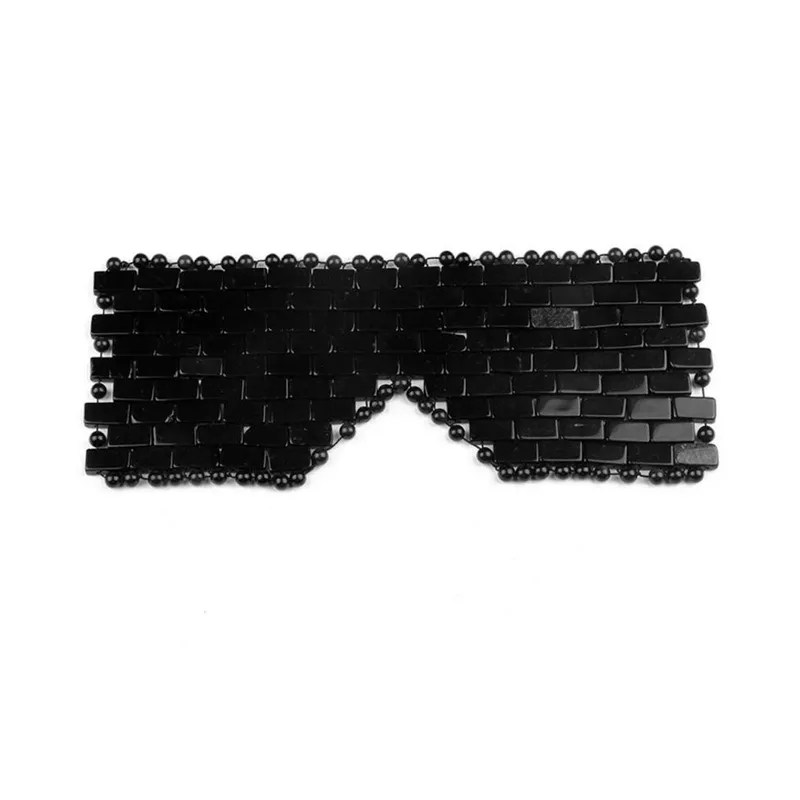 Wholesale Obsidian Black Jade Eye Mask Manufacturer