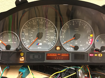 E36 S54 swap, E46 M3 cluster
