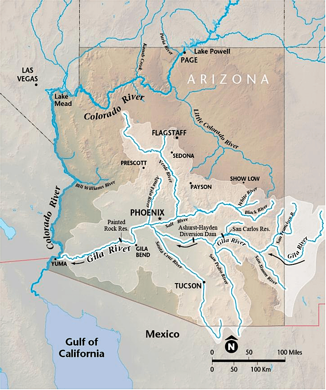 Gila River Indian Reservation Boundaries