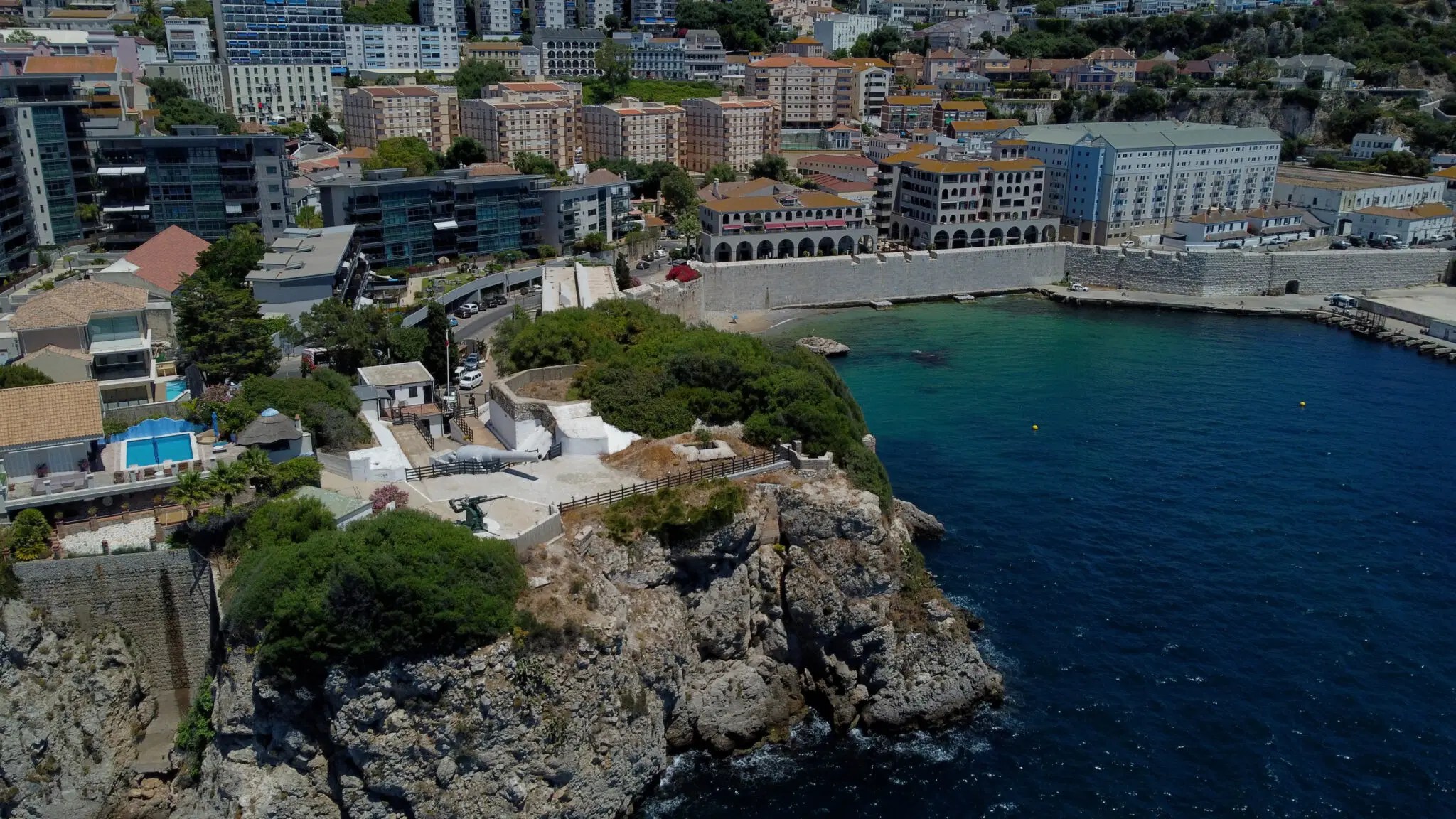 Nelson’s Anchorage 100 Ton Gun • Gibraltar Nature Reserve