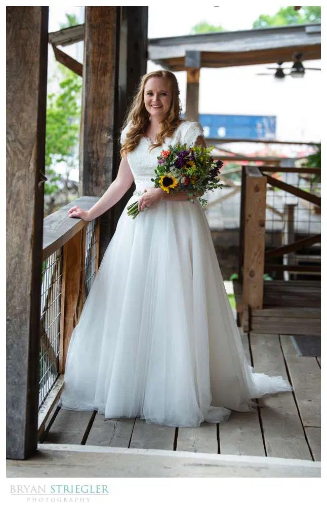 Wedding at the Washington County Milling Company Monika and Kaedon