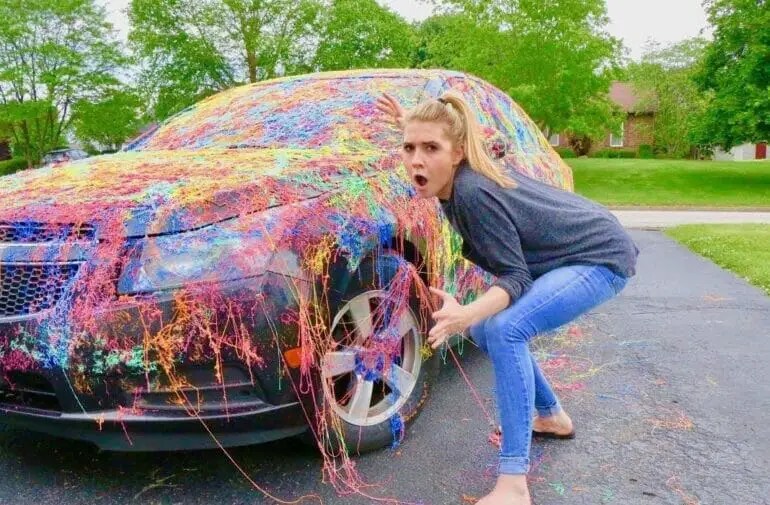 Does Silly String Damage Car Paint? CraftersMag