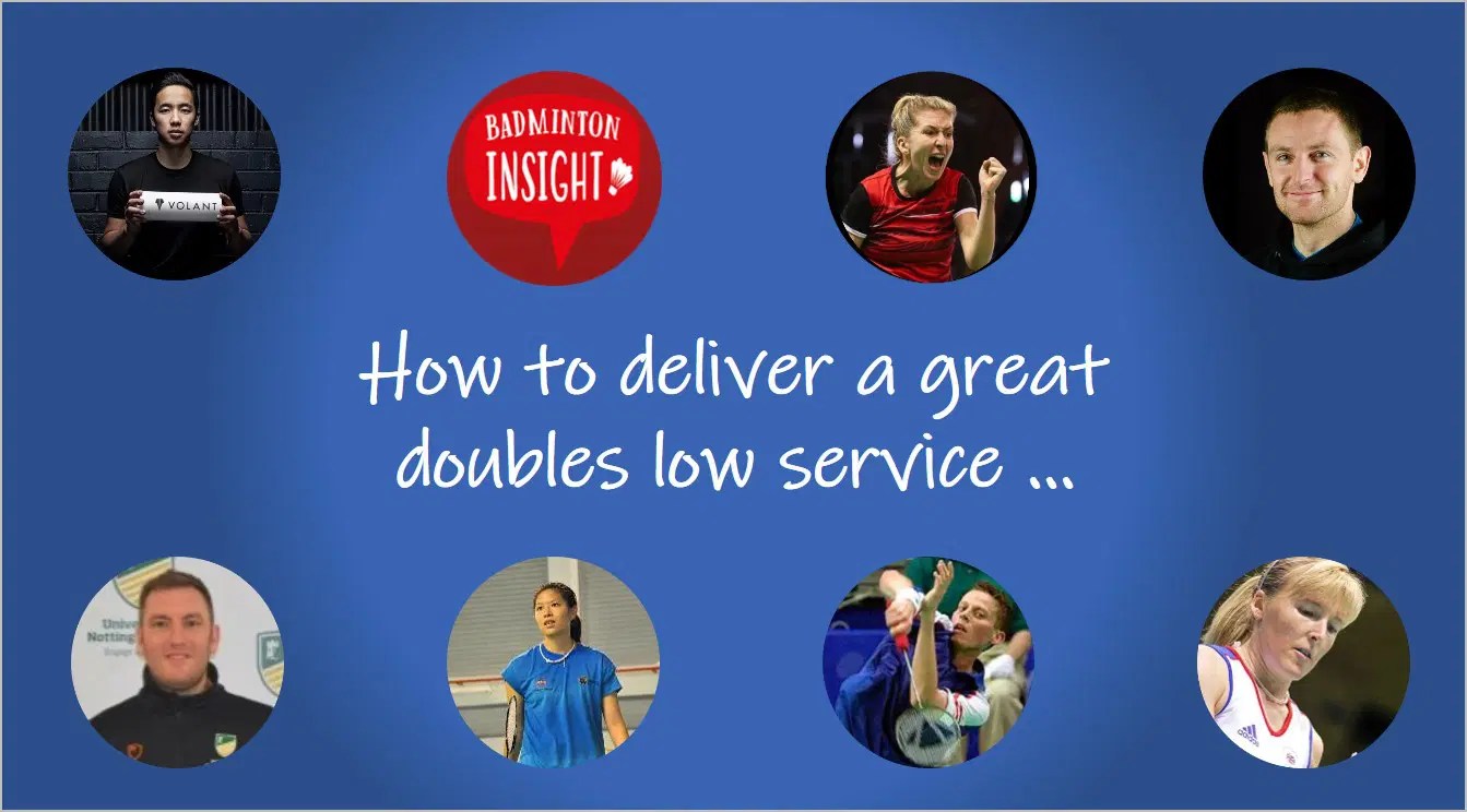 Advice for delivering a great doubles low service Badminton Andy(03)