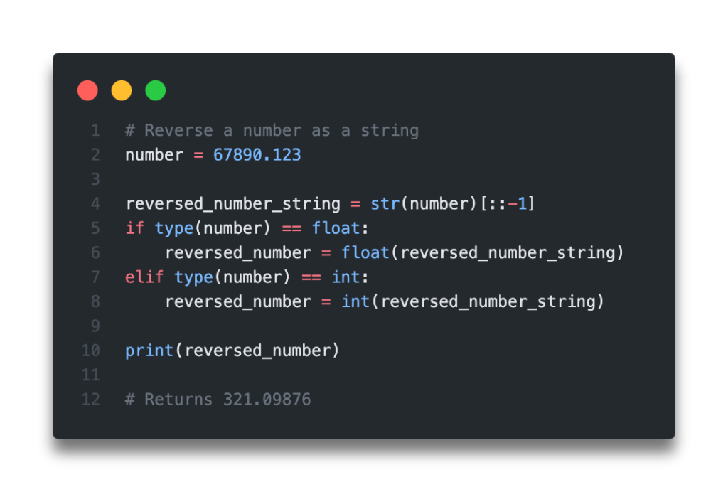Python Reverse a Number (3 Easy Ways) • datagy