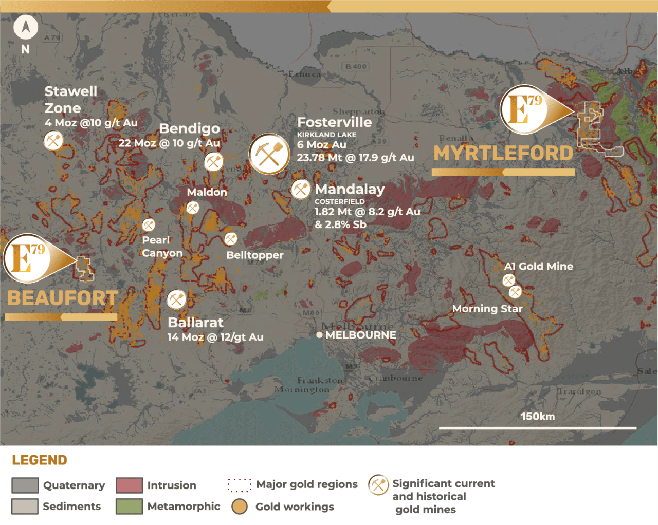 E79 Resources Victoria Goldfield Exploration