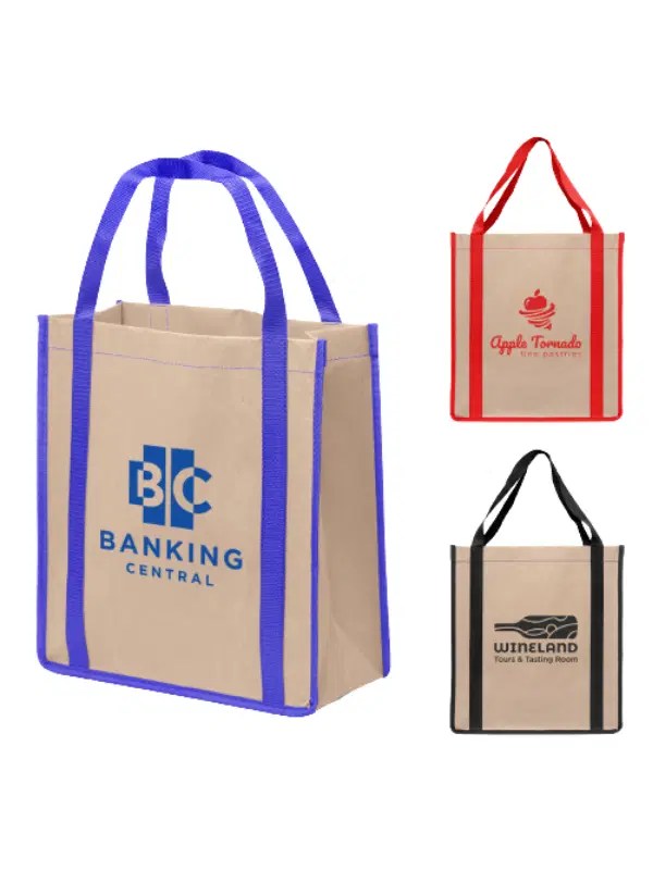 Vancouver Eco Kraft + NonWoven Tote Bag Printem All