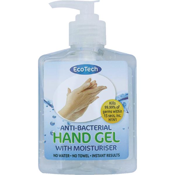 EcoClenz Antibacterial Hand Gel 250ml HG250 UOE