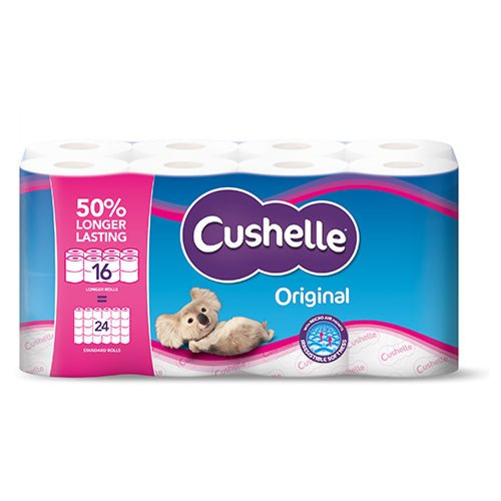 Office Supplies CUSHELLE ULTRA QUILTED TOILET ROLL 16'S
