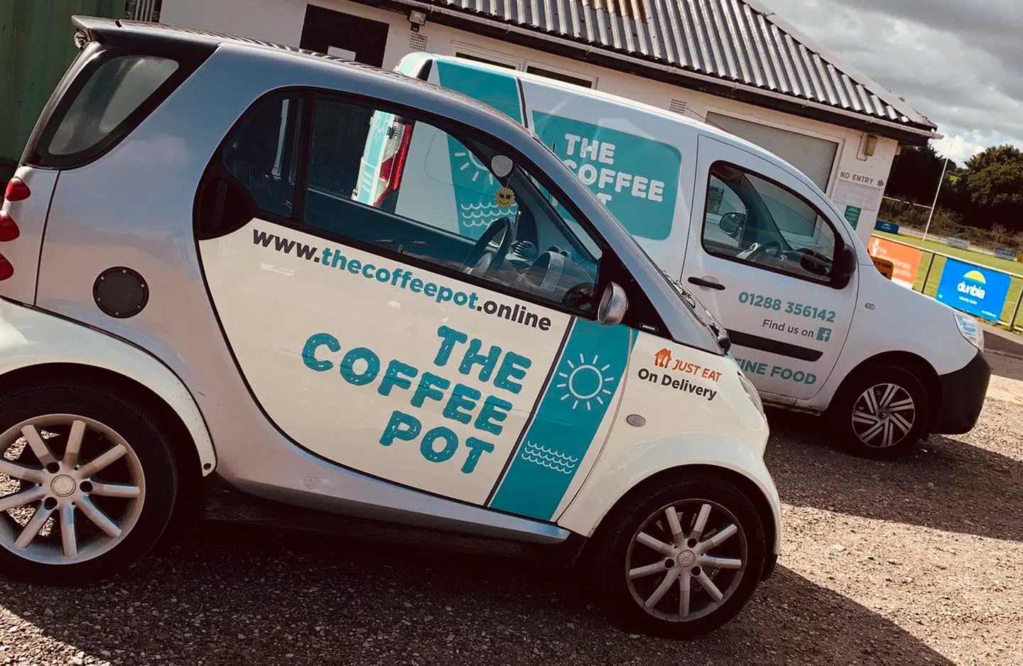 the coffee pot Visit Launceston Cornwall