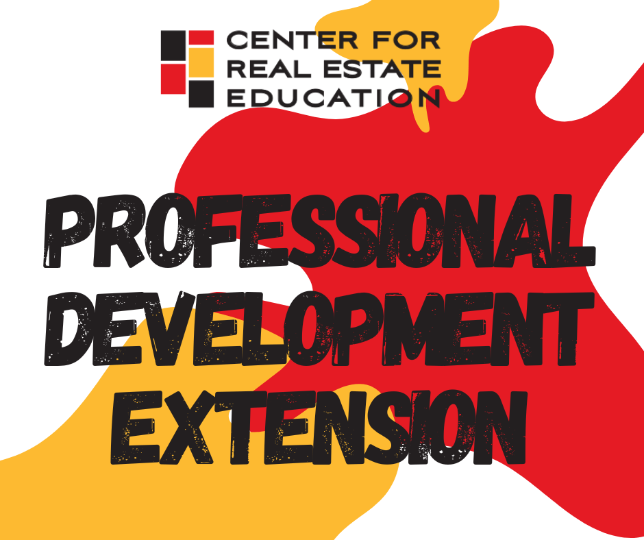 Complete Your Career Goals! Alexander Anderson Center for Real Estate