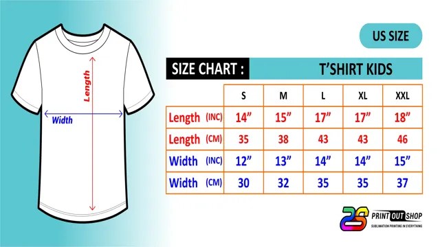 Children’s T-Shirt Size Chart – SizeChartly
