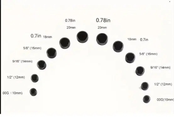 Ears Gauge Size Chart – SizeChartly