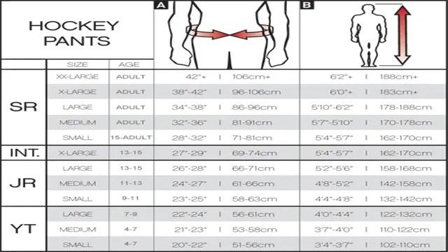 Get the Perfect Fit: Unlock the Bauer Hockey Pants Size Chart for