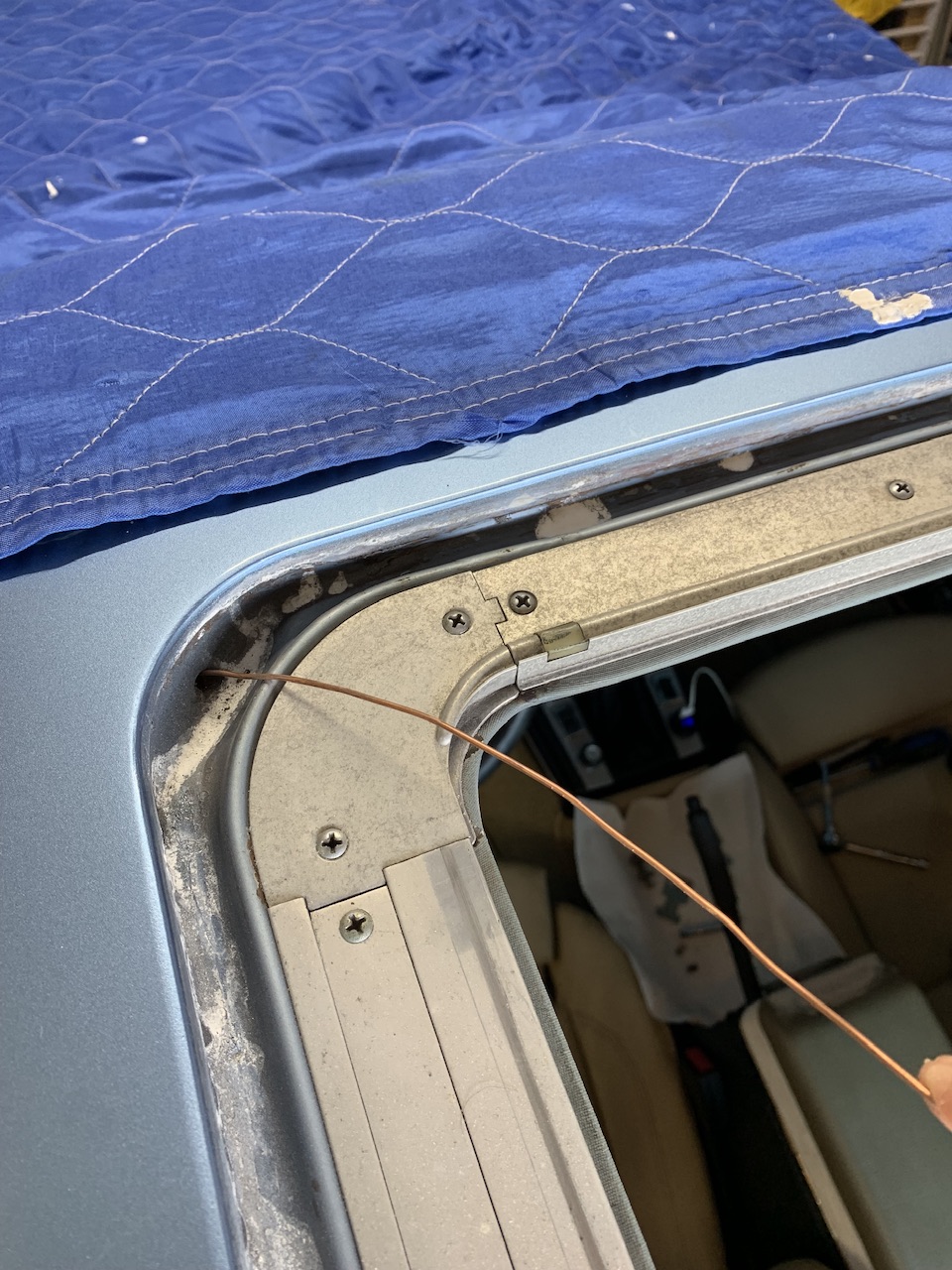 Sunroof drain tube question BMW E9 Coupe Discussion Forum