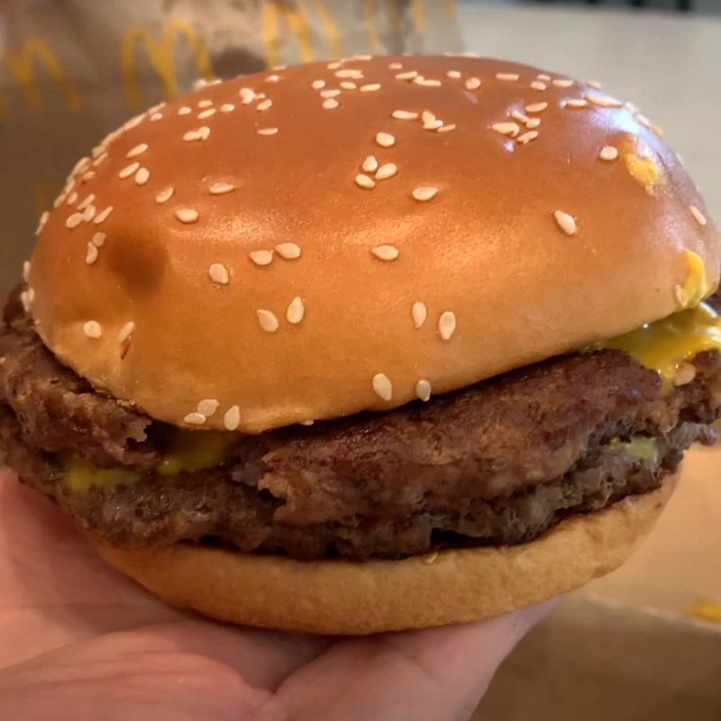 Double Quarter Pounder Each Menu