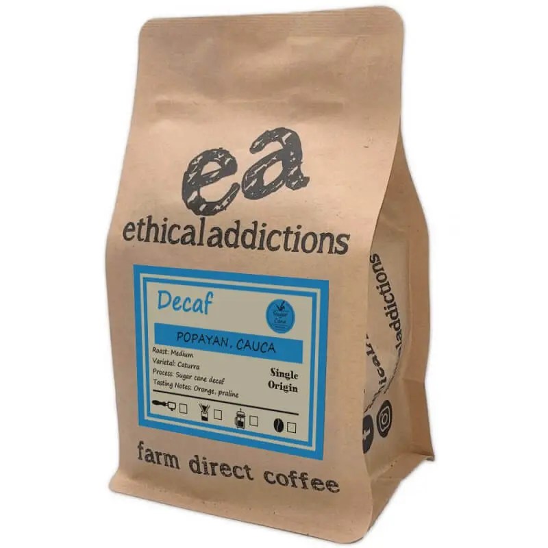 Ground Decaf Coffee 'Colombia Popayan'