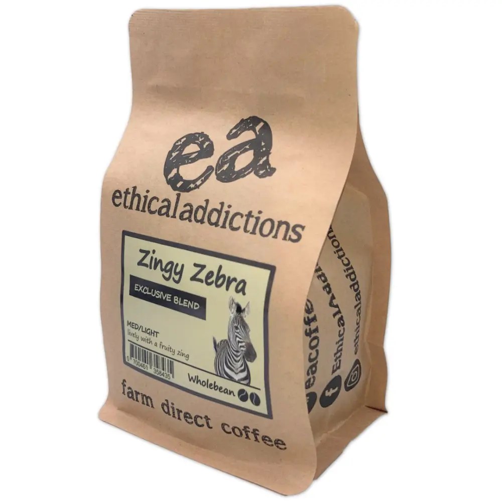 Zingy Zebra Ethical Coffee Blend