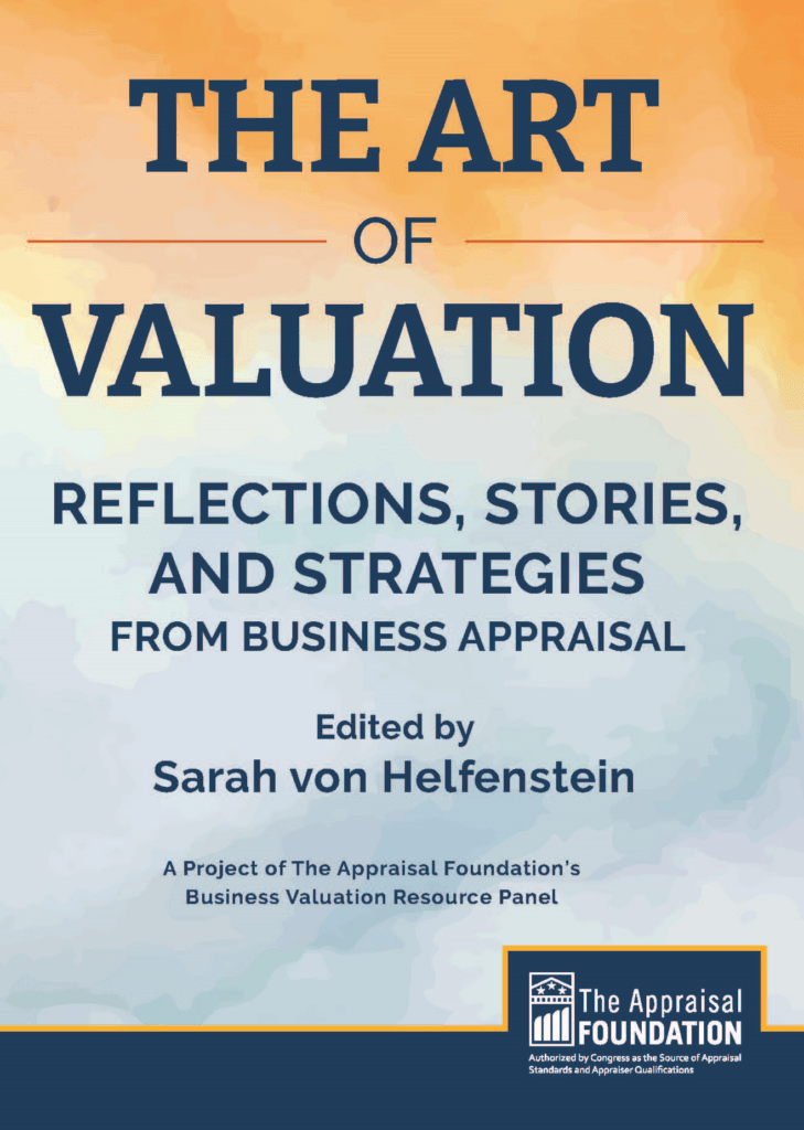 Wonderful collection of 29 essays “The Art of Valuation” 2023