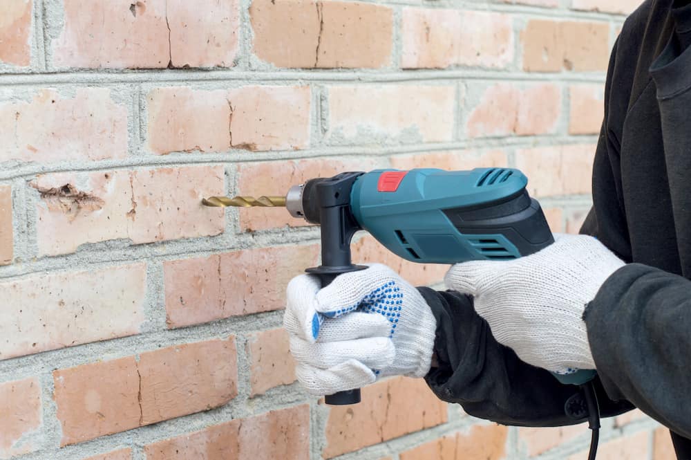 How To Drill Into Brick Without a Hammer Drill Trim That Weed