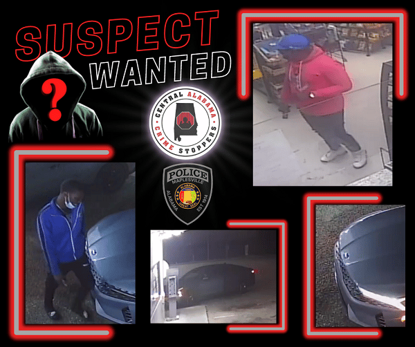 Central Alabama CrimeStoppers Maplesville Police Seek Felony Theft