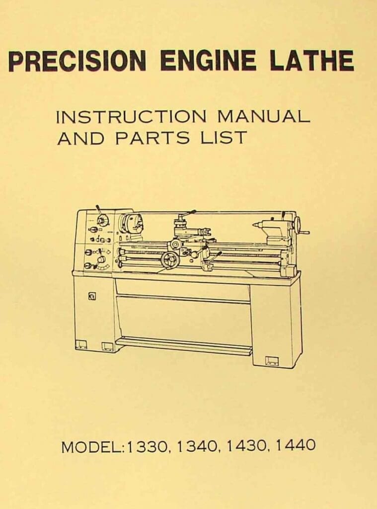JET, Enco, MSC, Asian 1550 T Metal Lathe Instructions & Parts Manual