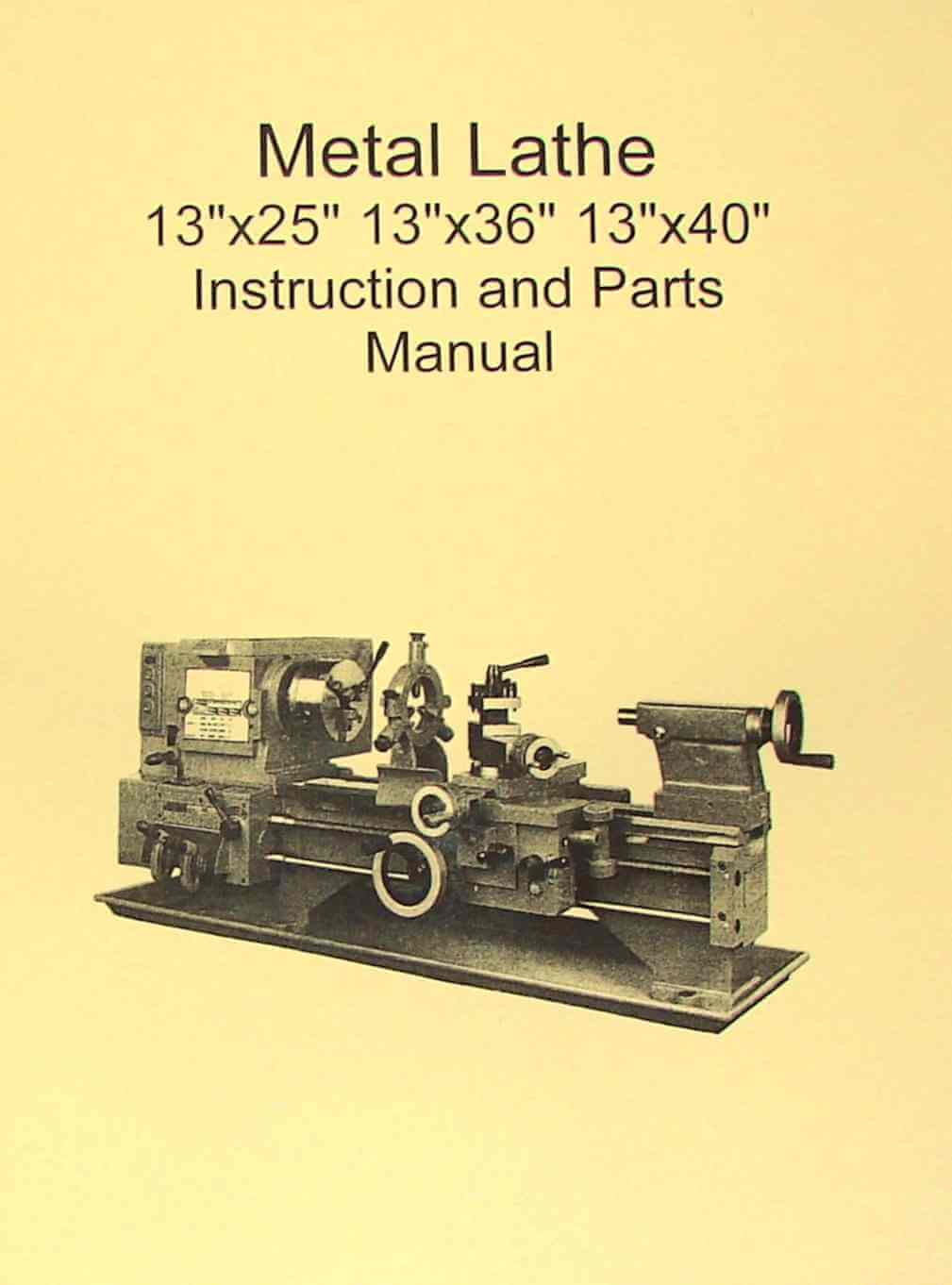 JET, Enco, MSC, Asian 1550 T Metal Lathe Instructions & Parts Manual