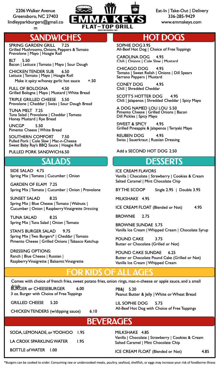 Emma Key’s Greensboro NC Restaurant for Sale