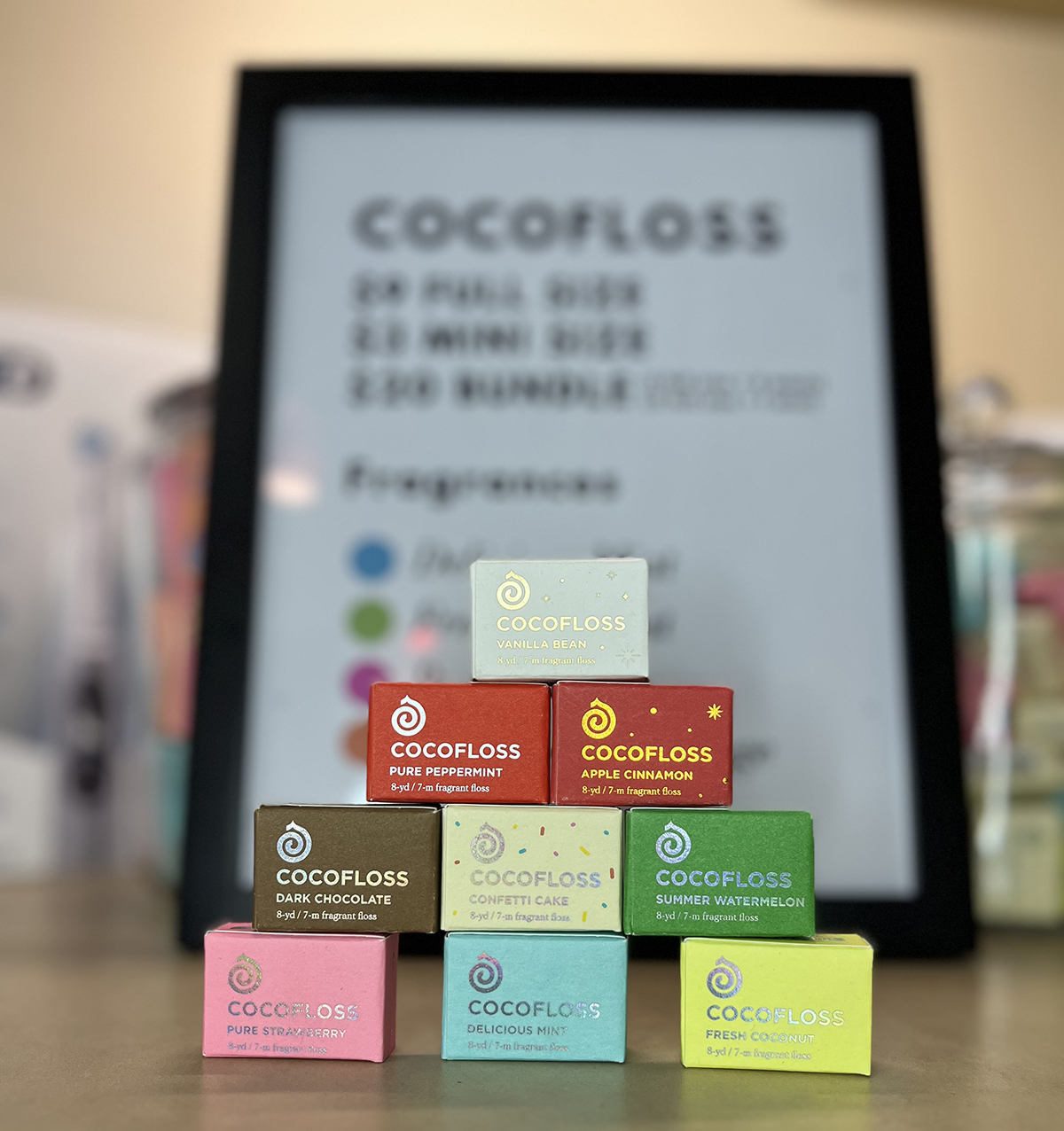 Cocofloss A Burst of Fragrance, Color, and Hygiene in Every Swipe!