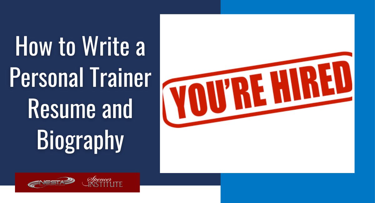 How to Write a Personal Trainer Resume and Biography Personal Trainer