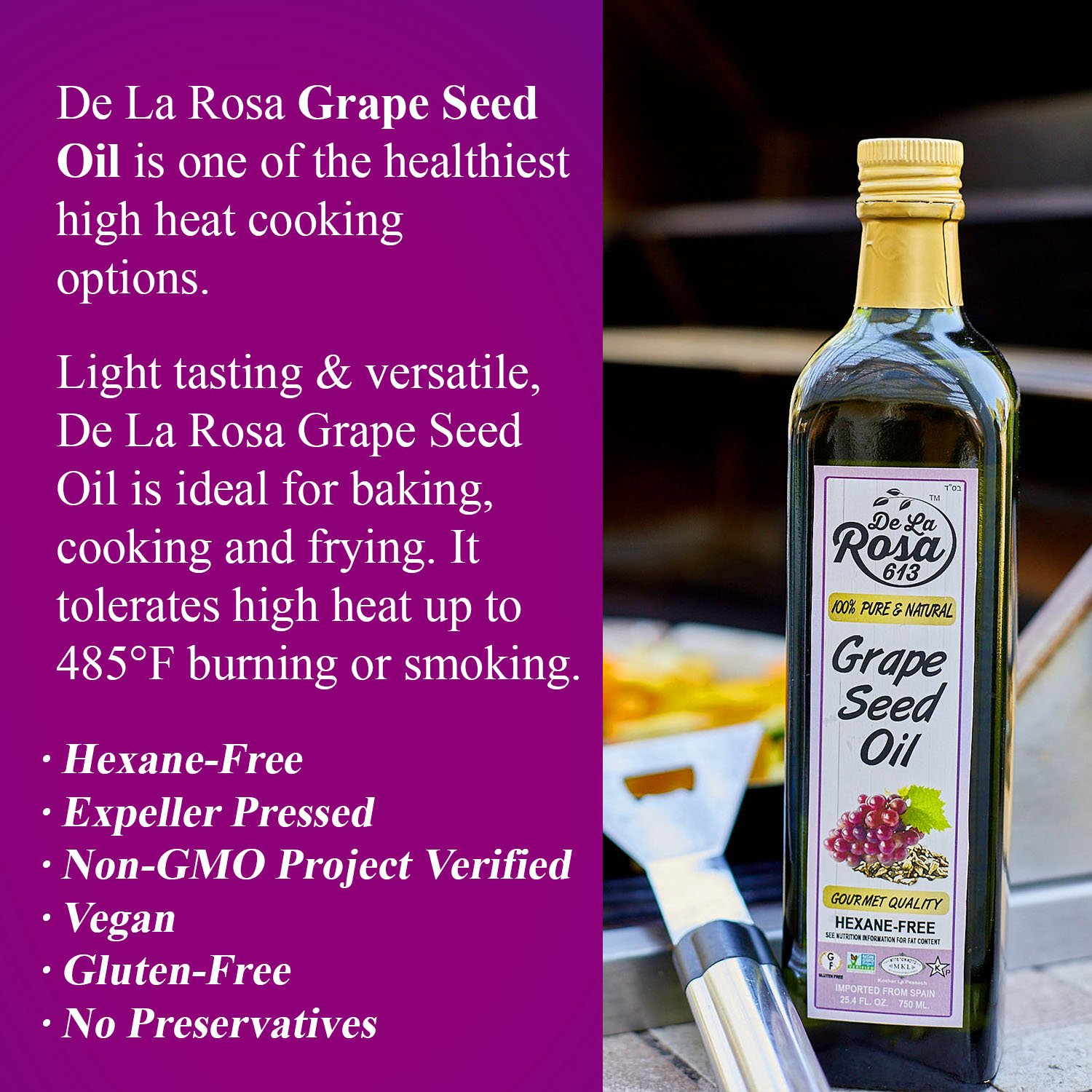 Shop Grape Seed Oil De La Rosa