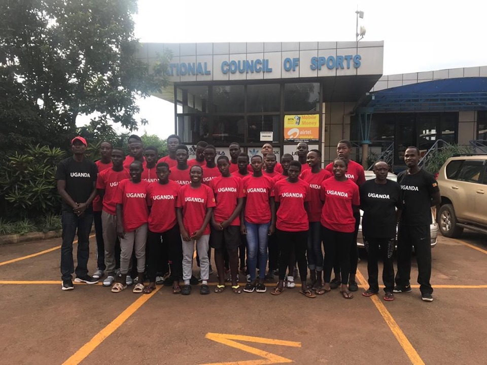 Uganda Basketball Junior teams in Rwanda for U16 Afrobasket Zone V