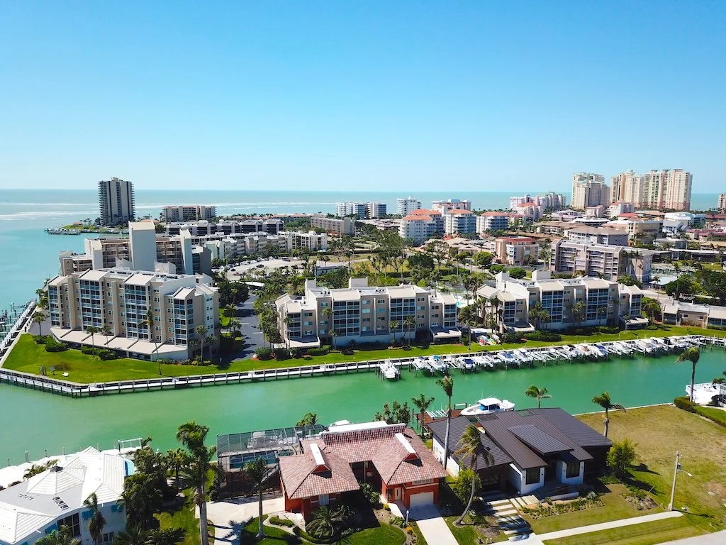 Drone Video Eagle Cay on Marco Island