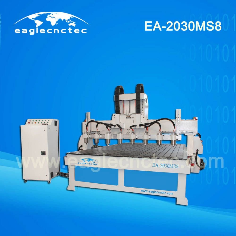 Automated Wood Carving Multi Spindle CNC Machine For Sale